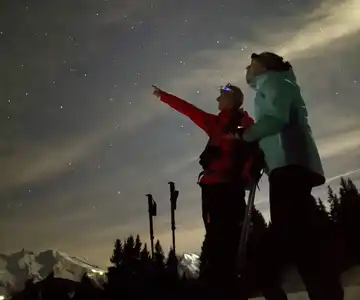 randonnée raquette de nuit